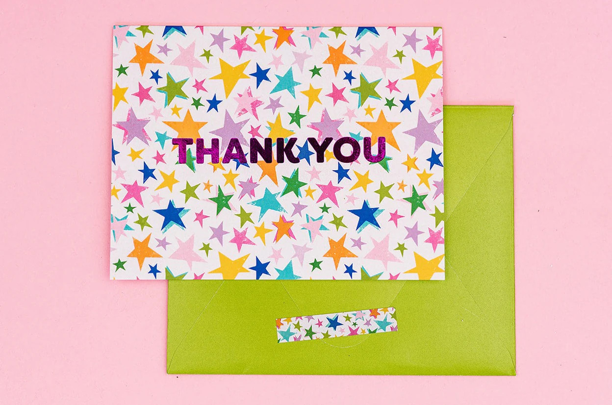 Stars Thank You Boxed Note Cards | Taylor Elliott Designs