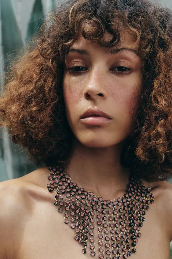 JEWEL CASCADE NECKLACE | Zara UK