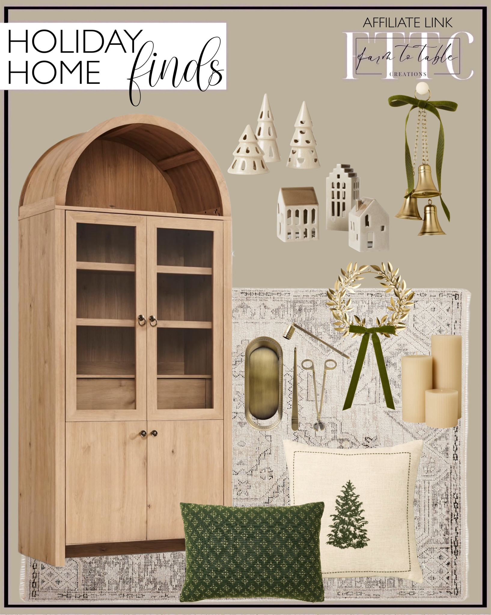 Holiday Home Finds. Follow @farmtotablecreations on Instagram for more inspiration.



Knolls Authentic Handknotted Distressed Persian Rug Gray/Ivory/Black - 18" Decorative Brass Leaf Christmas Wreath Antique Finish Threshold. Arched Cabinet. Decorative Brass Bell Christmas Dangler Antique Finish. Ribbed Pillar Candles. Brass Candle Accessories Kit (Set of 4) - Hearth & Hand with Magnolia. Set of 3 Ceramic Tree LED Tea Light Candle Holder Set - Threshold. Ceramic Houses. Star Pattern Lumbar Throw Pillow. Tree Embroidered Christmas Throw Pillow. 

Amazon Arched Cabinet. Christmas Decor. Christmas Finds. Target Decor. Studio McGee. Hearth & Hand. Christmas Finds. 




#LTKFindsUnder50 #LTKHome #LTKHoliday