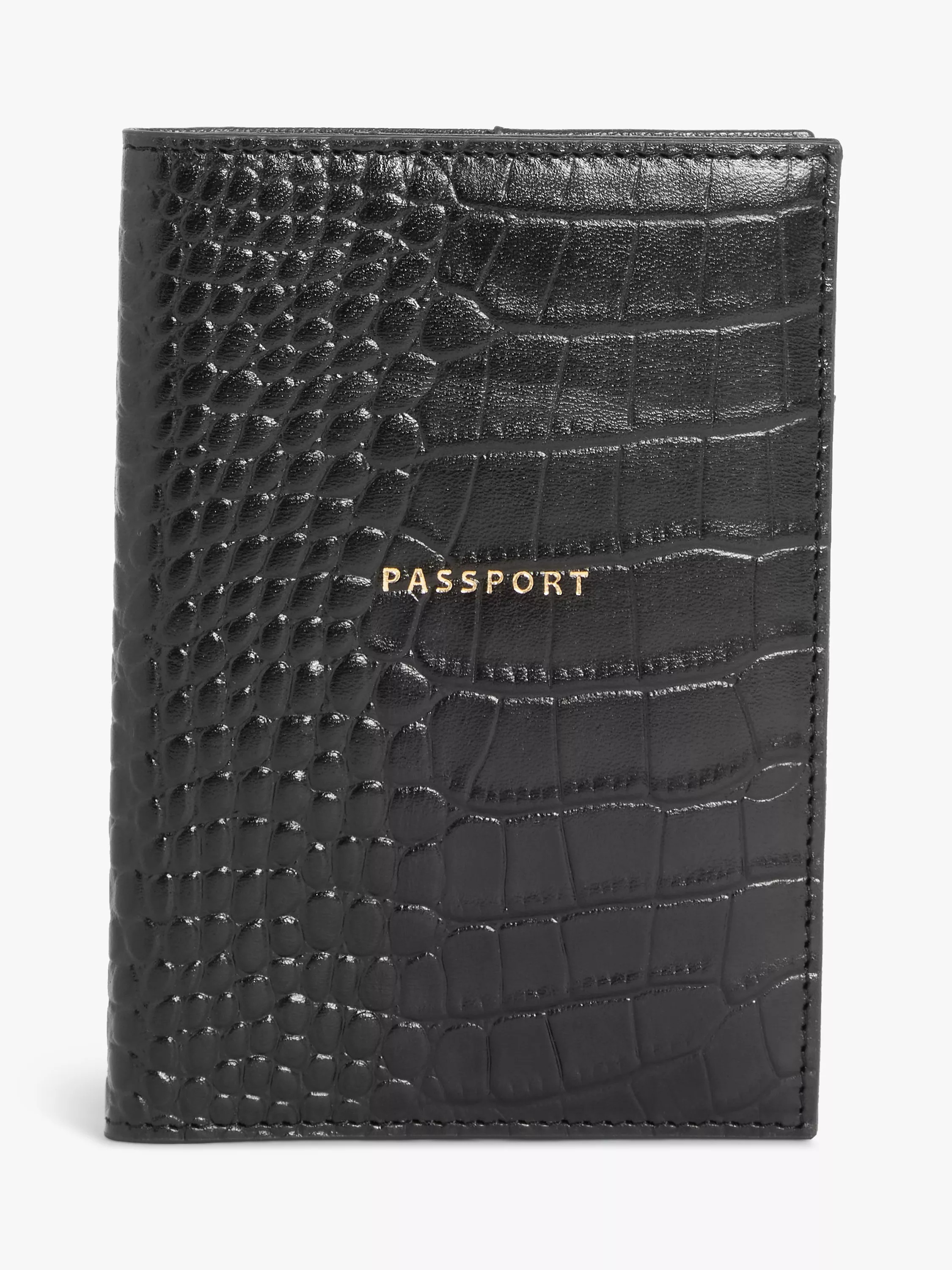 John Lewis Leather Passport Holder | John Lewis (UK)