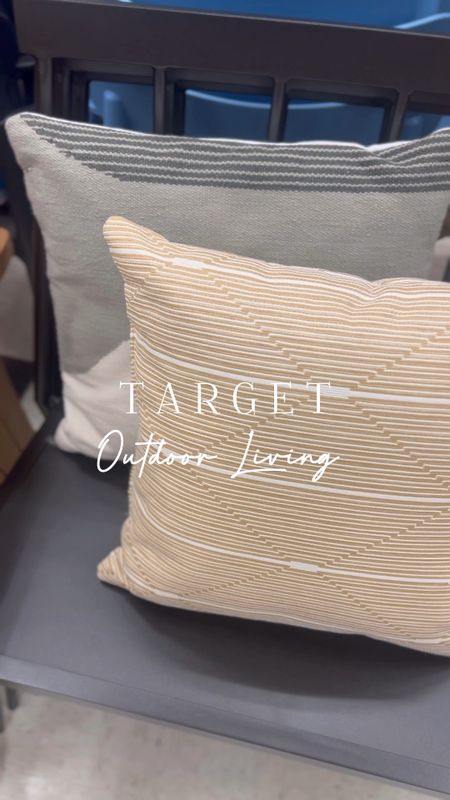 Target Find | Outdoor Living

Cozy up your outdoor space with these beautiful throw pillows. Beautiful neutral tones  

Patio. Patio decor. Outdoor living. Patio entertaining. Porch decor  

#LTKhome #LTKVideo #LTKSeasonal