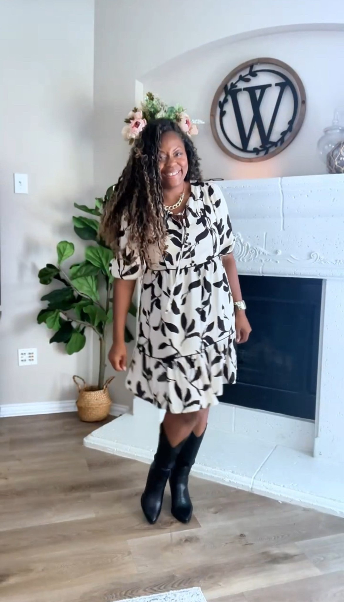 Black and white dress perfect for fall, spring, and summer!! 

Great for work, church, brunch, and elevated outfits throughout the year   

#LTKWorkwear #LTKStyleTip #LTKFindsUnder50
