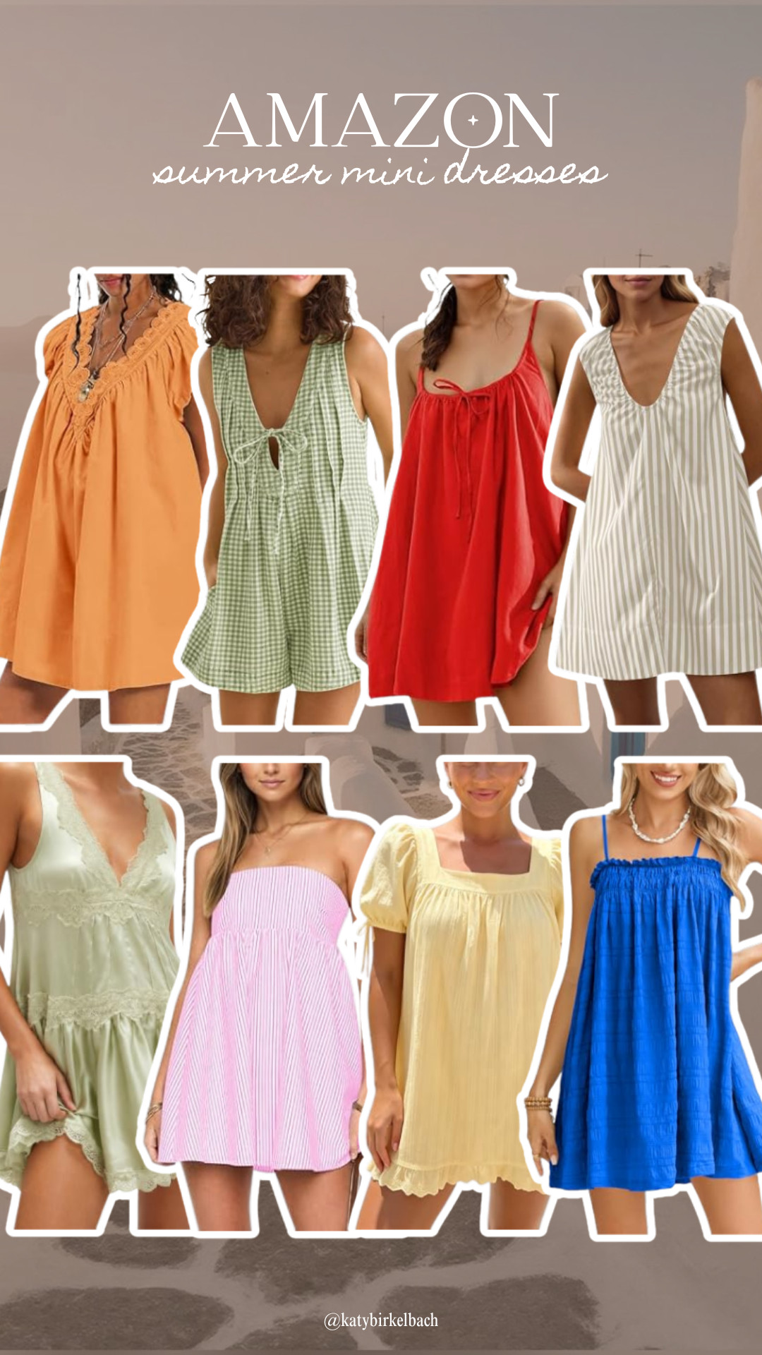 Check out these adorable summer mini dresses! Perfect for beach days and casual outings. 🌴👗 #SummerDresses #AmazonFinds

summer dresses, country concert outfit idea, vacation looks, vacation outfit, summer mini dress, summer rompers, amazon fashion, amazon finds, katy birkelbach, short dresses, casual outfit idea, dresses for summer, trending summer looks, trending summer dresses 

 