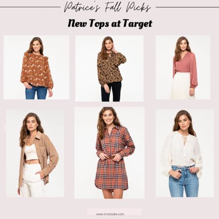 Target Deals
Target tops
Fall fashion




#LTKsalealert #LTKunder50 #LTKSeasonal