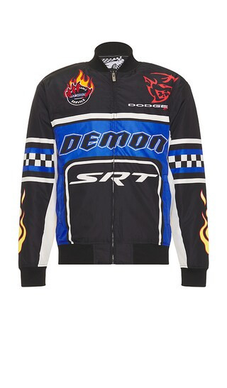 REASON Dodge Racing Jacket in Black. - size M | Revolve Clothing (Global)