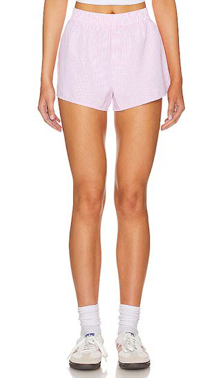 Justine Relaxed Short in Pink | Revolve Clothing (Global)