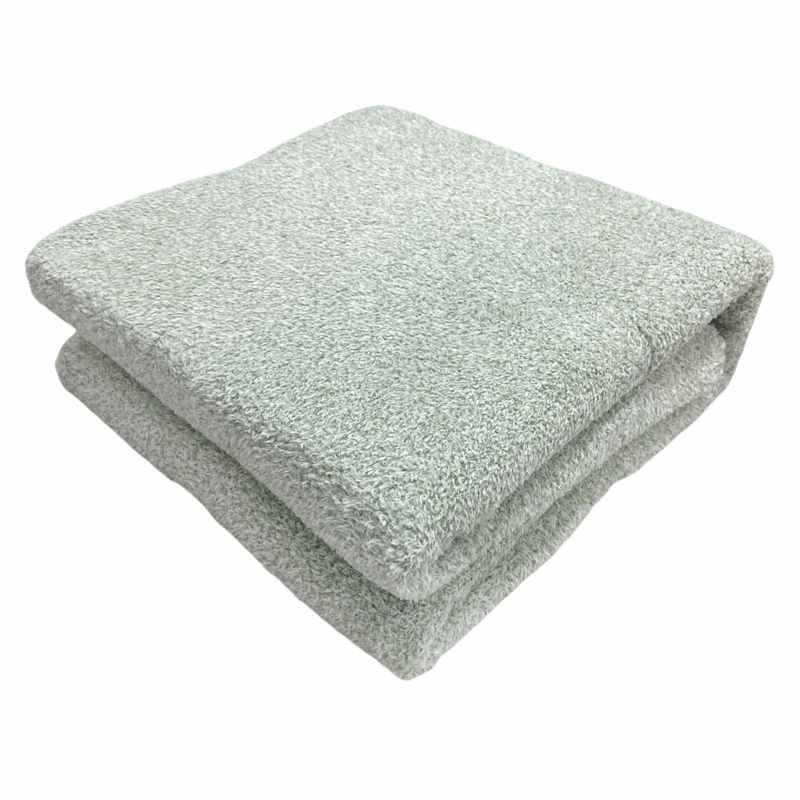 Green Heathered Cozy Plush Throw Blanket, 50x60 | At Home