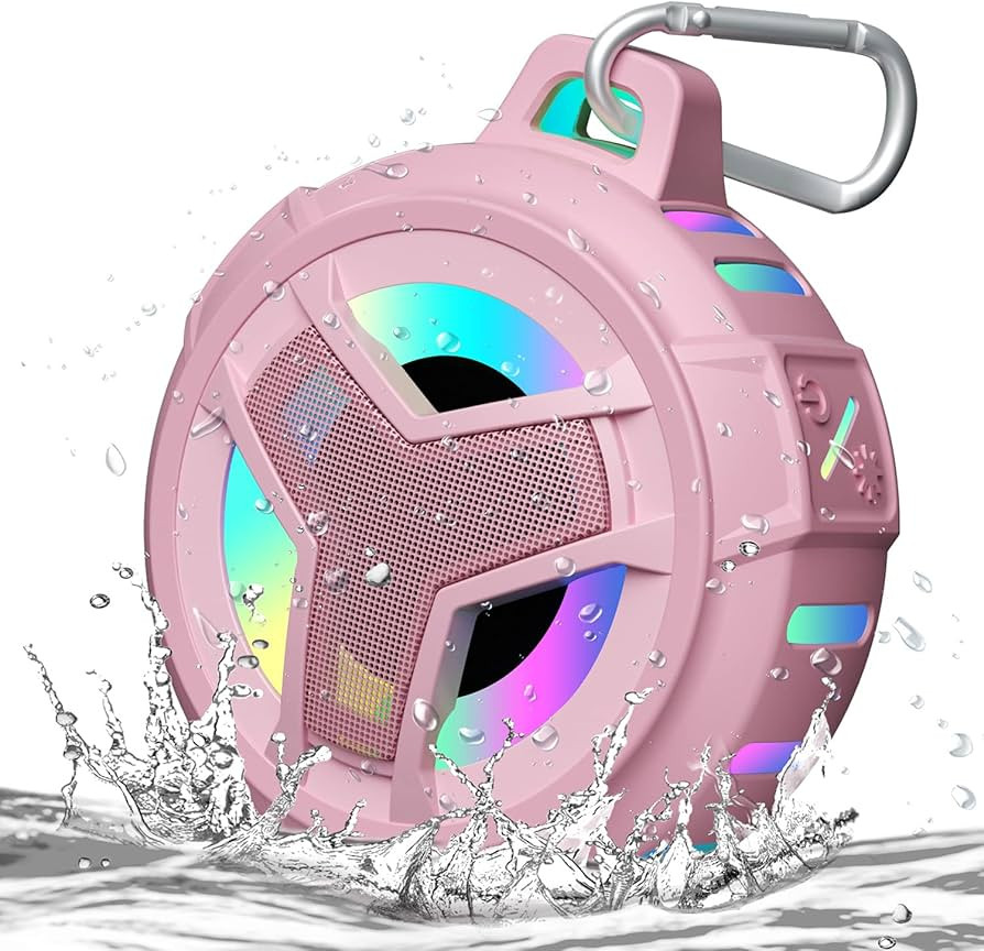 EBODA Bluetooth Shower Speaker, IP67 Waterproof Portable Wireless Small Speakers, Floating, 24H P... | Amazon (US)