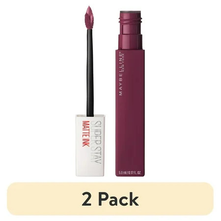 (2 pack) Maybelline Super Stay Matte Ink Liquid Lipstick Lip Makeup Believer | Walmart (US)