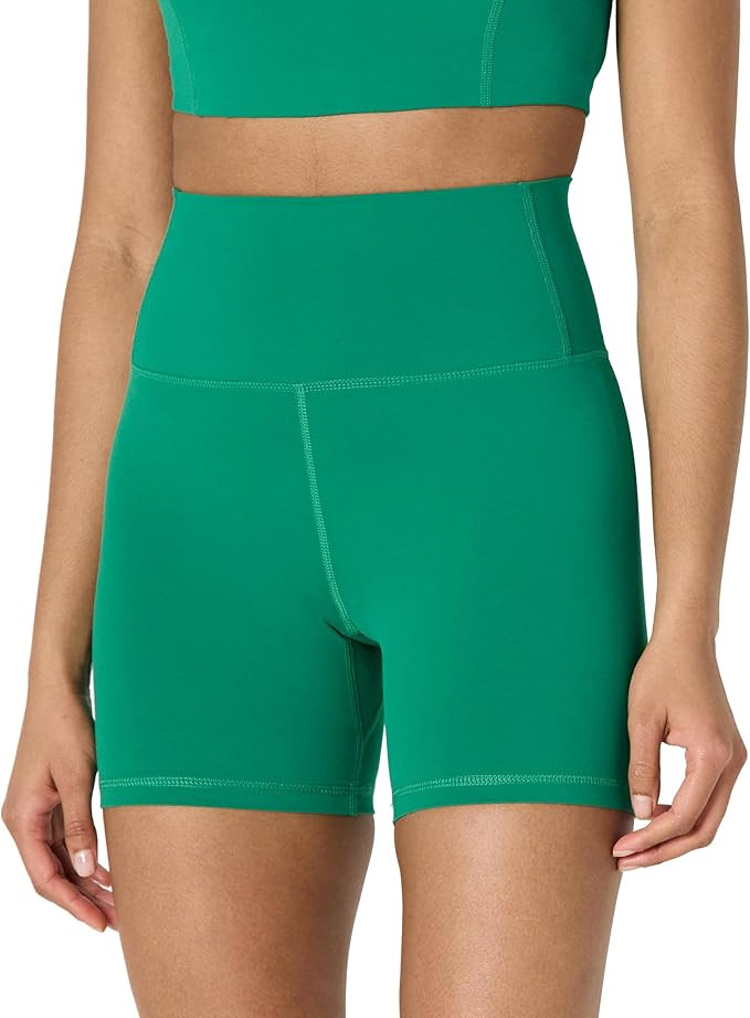 Amazon Essentials Women's Active FormFlex Buttery Soft High Waist Yoga Biker Shorts | Amazon (US)