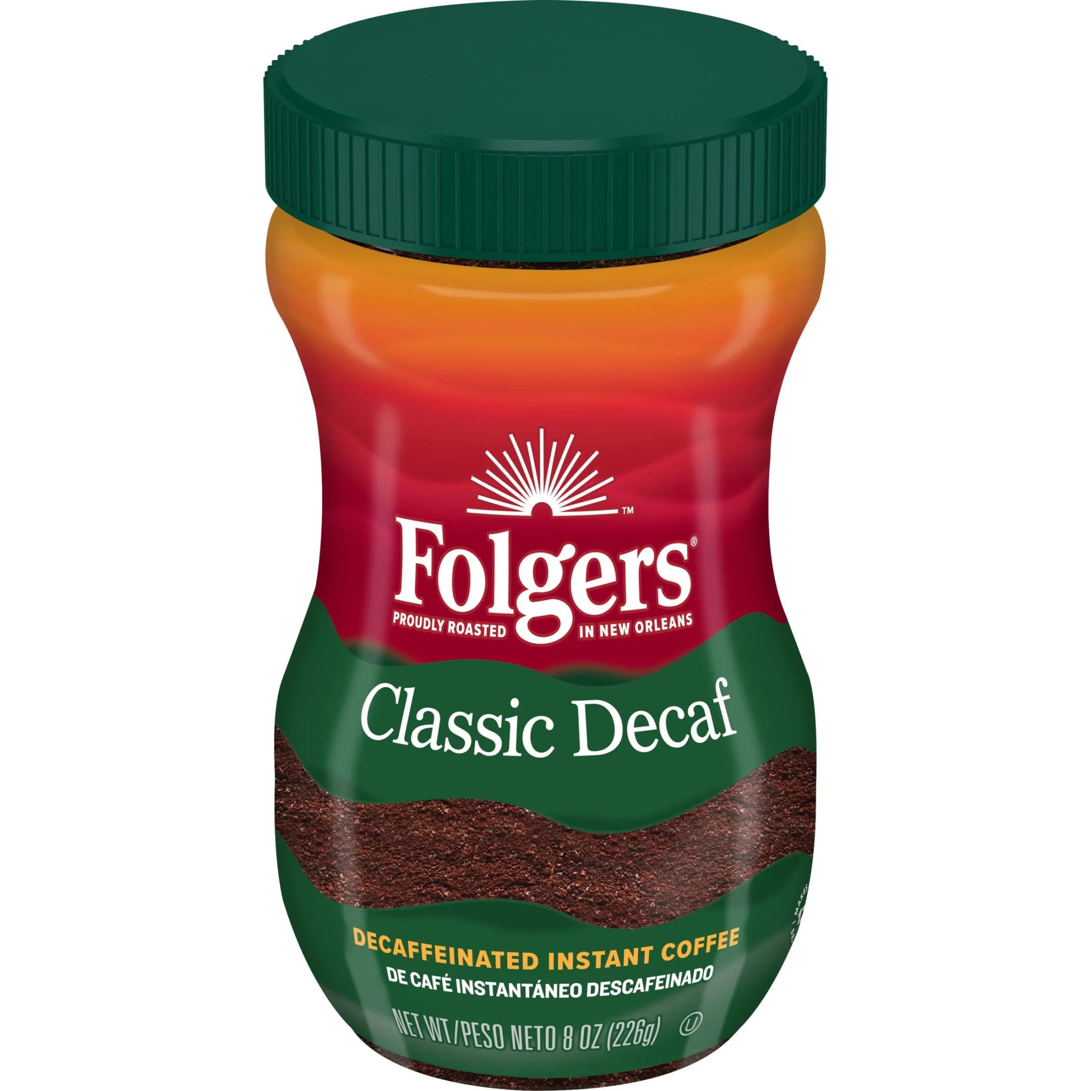 Folgers Classic Decaf Instant Coffee, 8-Ounce Jar | Walmart (US)