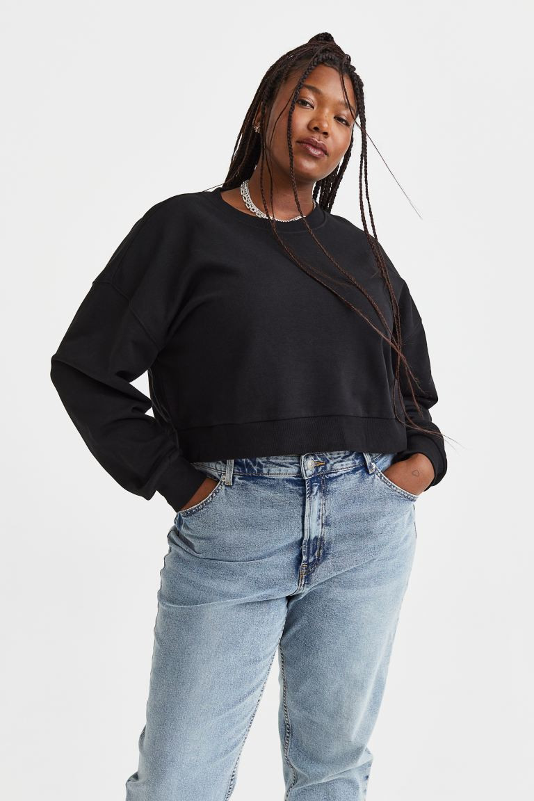 H&M+ Crop Sweatshirt | H&M (US + CA)