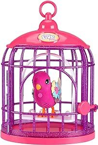 Little Live Pets - Lil' Bird & Bird Cage, New Light Up Wings with 20 + Sounds, and Reacts to Touc... | Amazon (US)