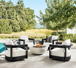 Nerissa Concrete Round Fire Pit (38"-42") | Pottery Barn (US)
