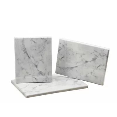 Carrara Marble Serving Tray (Set of 6) Cal-Mil Size: 5 x 12 x 7 | Wayfair North America