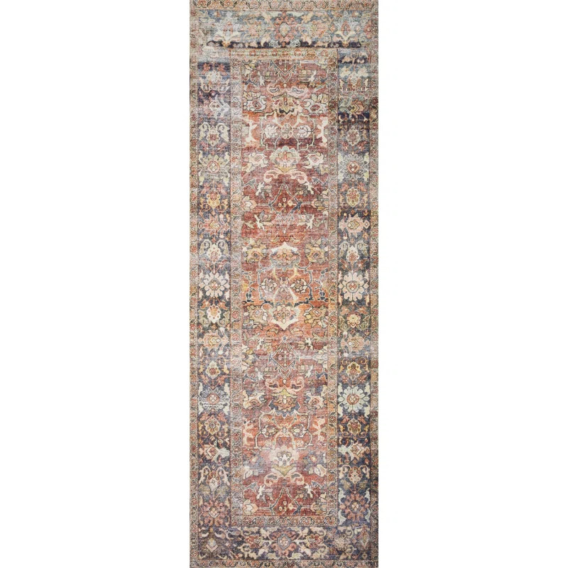 World Menagerie Wicksham Oriental Power Loom Spice Rug | Wayfair | Wayfair North America