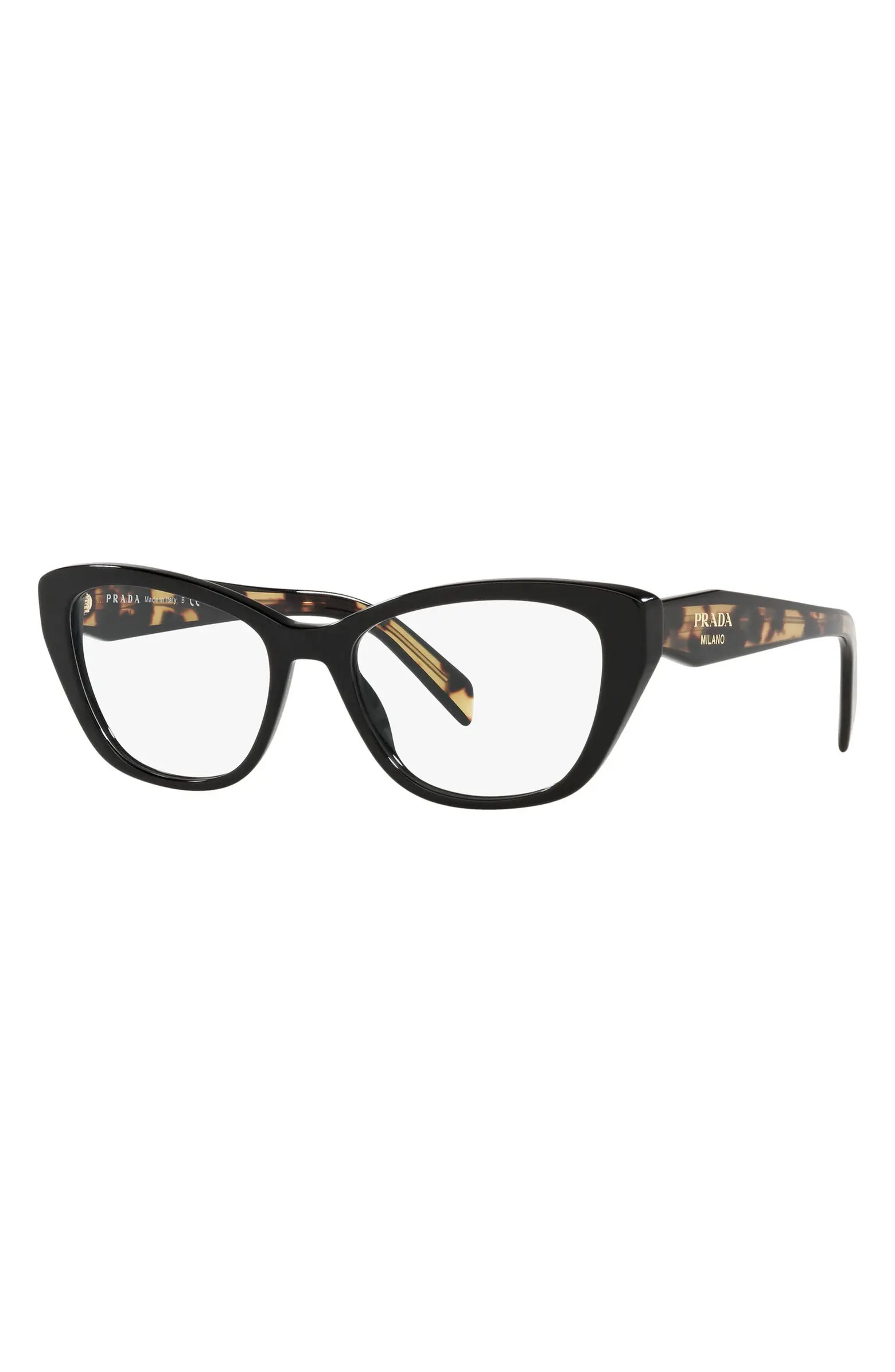 Prada 52mm Cat Eye Optical Glasses | Nordstrom | Nordstrom