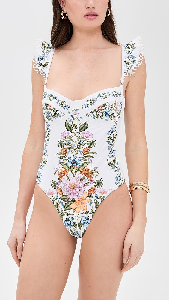 FARM Rio Sweet Bloom Bouquet One Piece | Shopbop | Shopbop