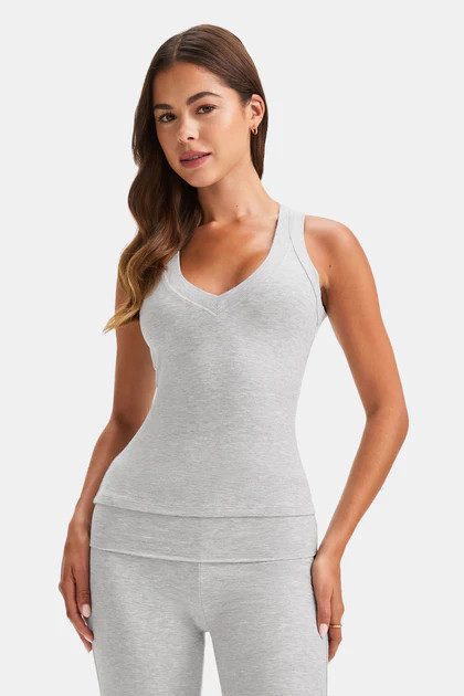 365 SCULPTING LOUNGE REVERSIBLE TANK - GREY MARL | TALA (UK)