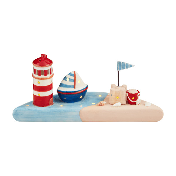 Large Beach Light-Up Sitter | Mud Pie