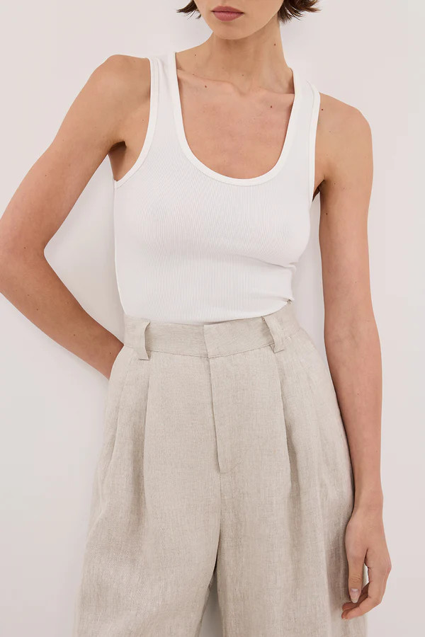 THEO OFF WHITE TANK | DISSH