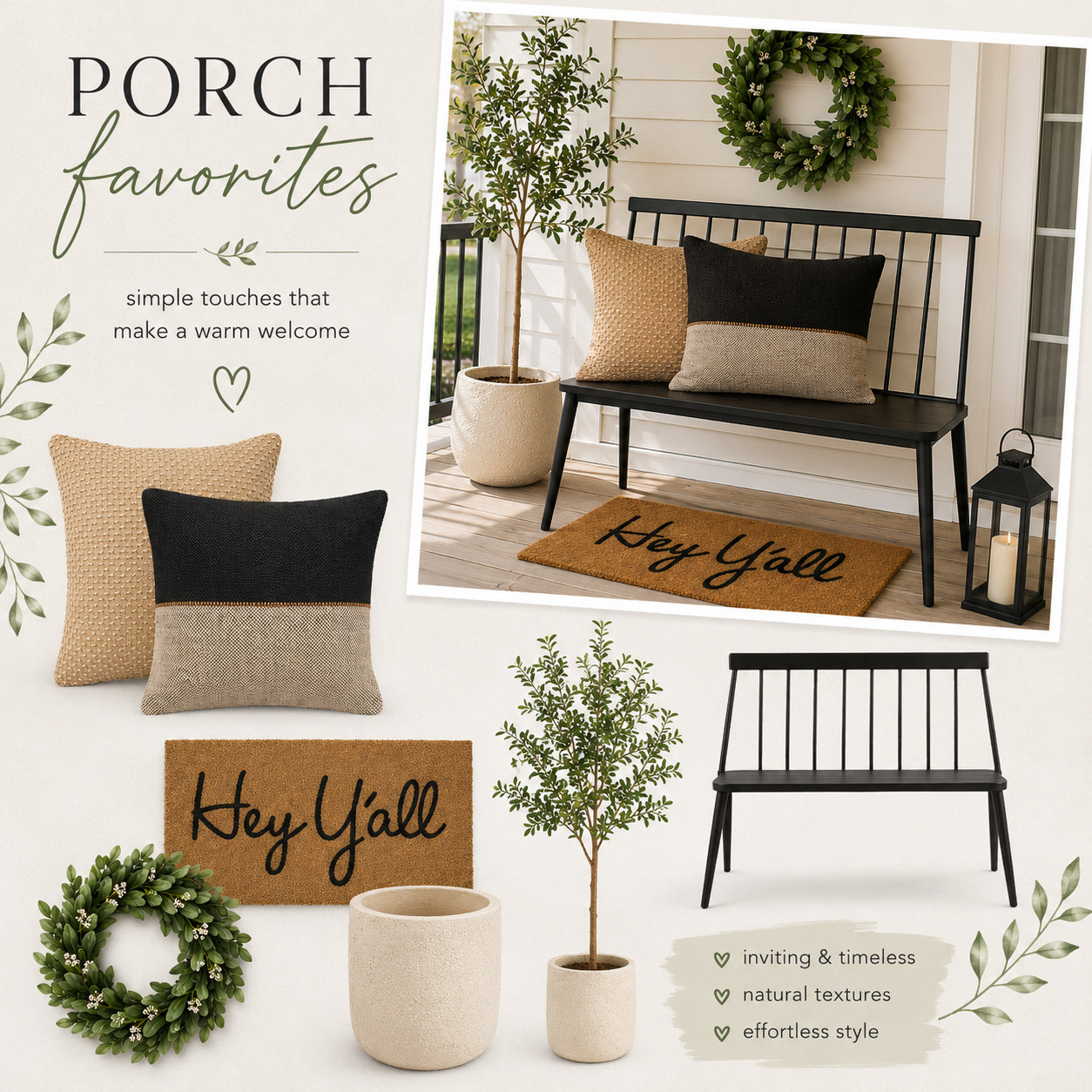 Porch picks from Target! Simple touches that make a warm welcome.  

 #LTKSeasonal #LTKHome