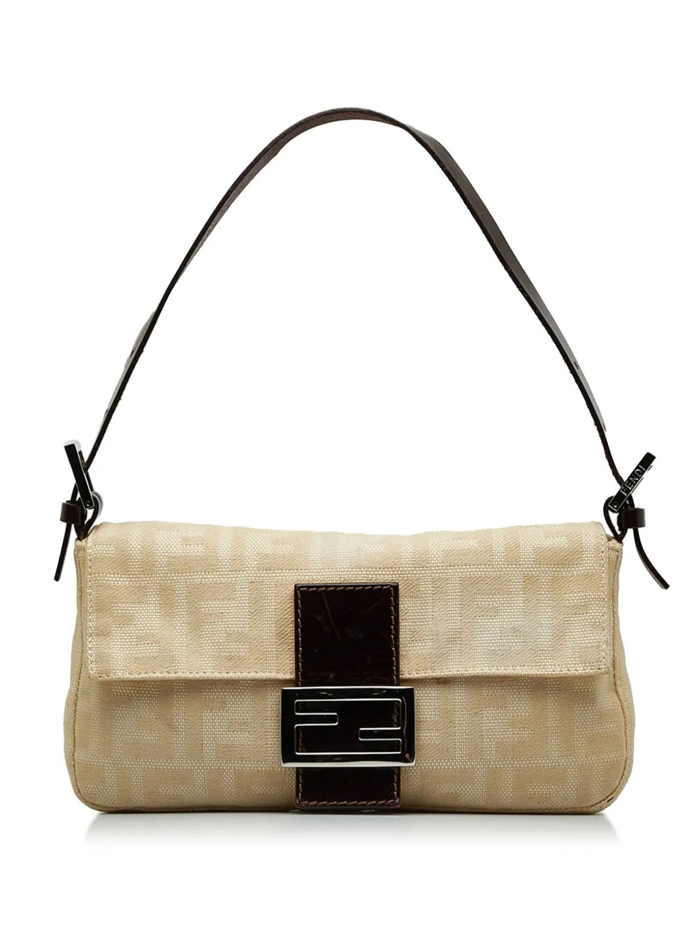 Fendi Pre-Owned Zucca Baguette Shoulder Bag - Farfetch | Farfetch Global