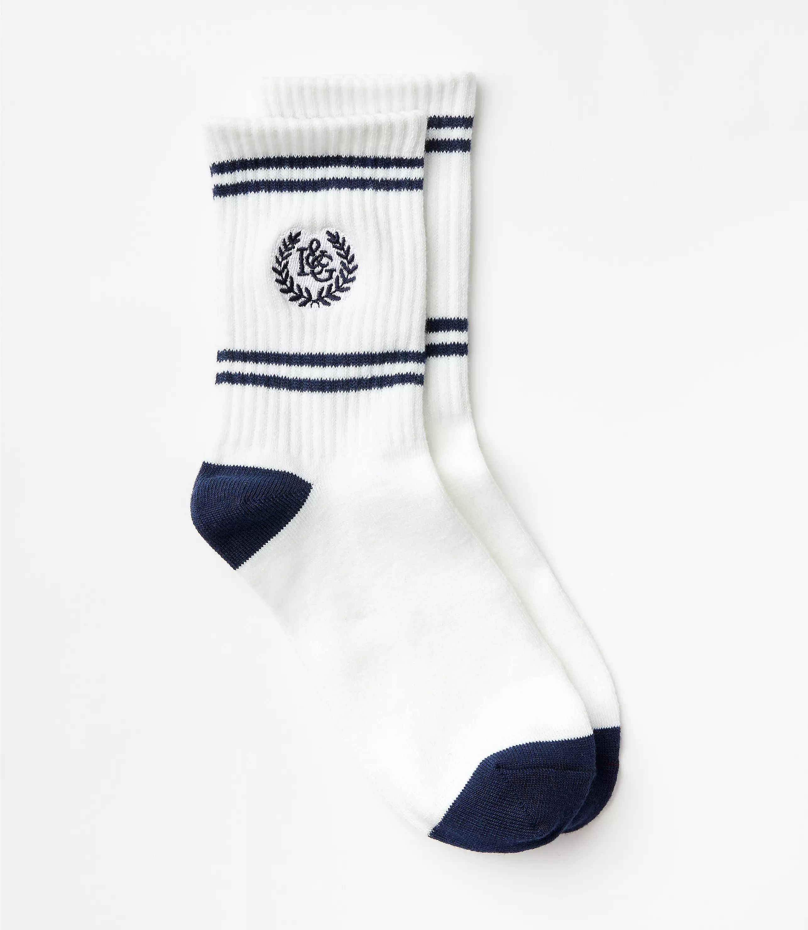 Lou & Grey Crest Crew Socks | LOFT