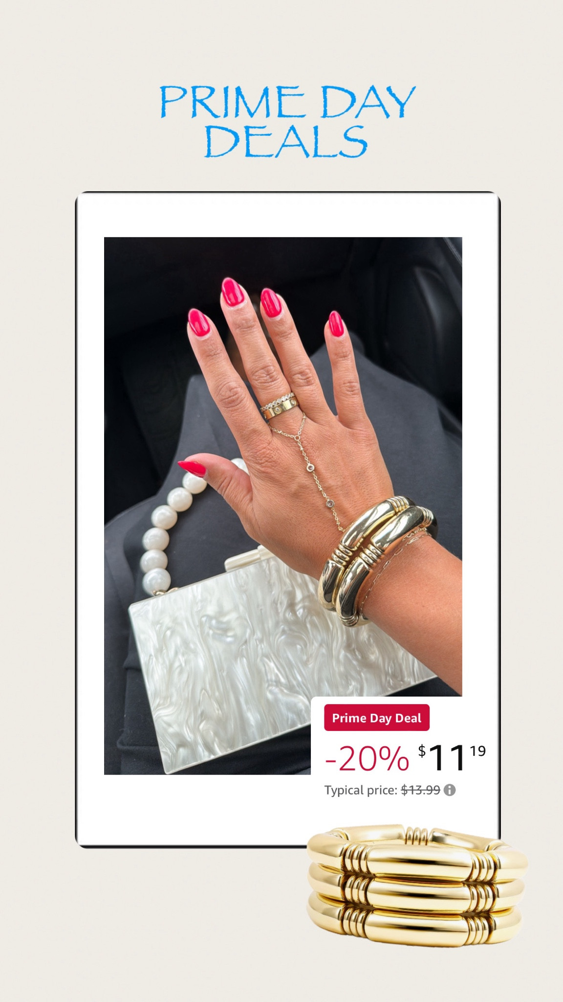 Amazon prime day / set of 3 stretchy bangles 

#LTKFindsUnder50 #LTKSaleAlert #LTKStyleTip