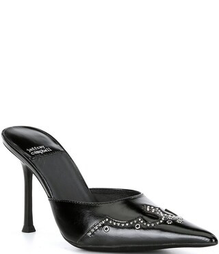 Jeffrey Campbell Bite Me Leather Western Inspired Mules | Dillard's | Dillard's