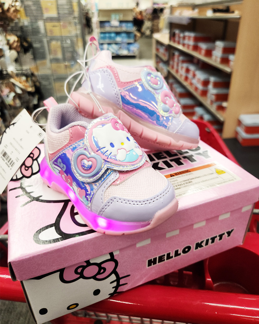 Hello Kitty Sneakers
#hellokitty #targetfinds 

 #LTKSeasonal #LTKKids