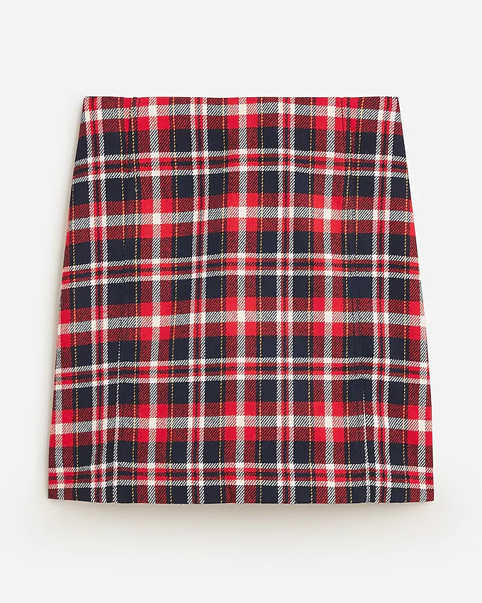 newA-line mini skirt in plaid$168.00Dark EveningSelect A SizeSize & Fit InformationView size char... | J. Crew US