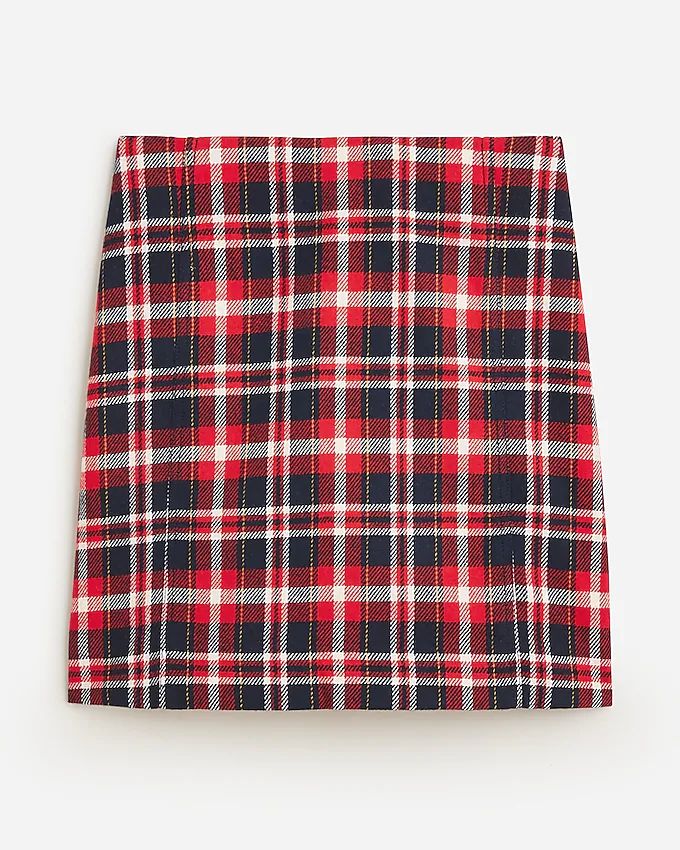 newA-line mini skirt in plaid$168.00Dark EveningSelect A SizeSize & Fit InformationView size char... | J.Crew US