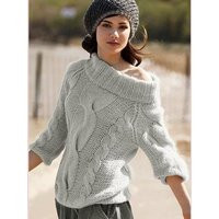 Mohair Knit Sweater Hand Pullover Cable For Woman Gray Mohair Knit Gift Womens | Etsy (US)