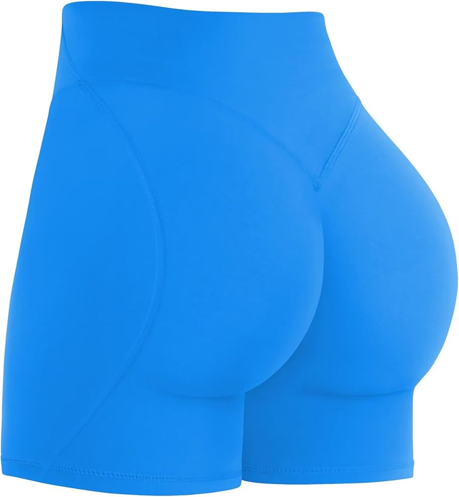 Sunzel No Front Seam High Waist Gym Shorts for Women, Squat Proof Biker Shorts with Tummy Control... | Amazon (US)