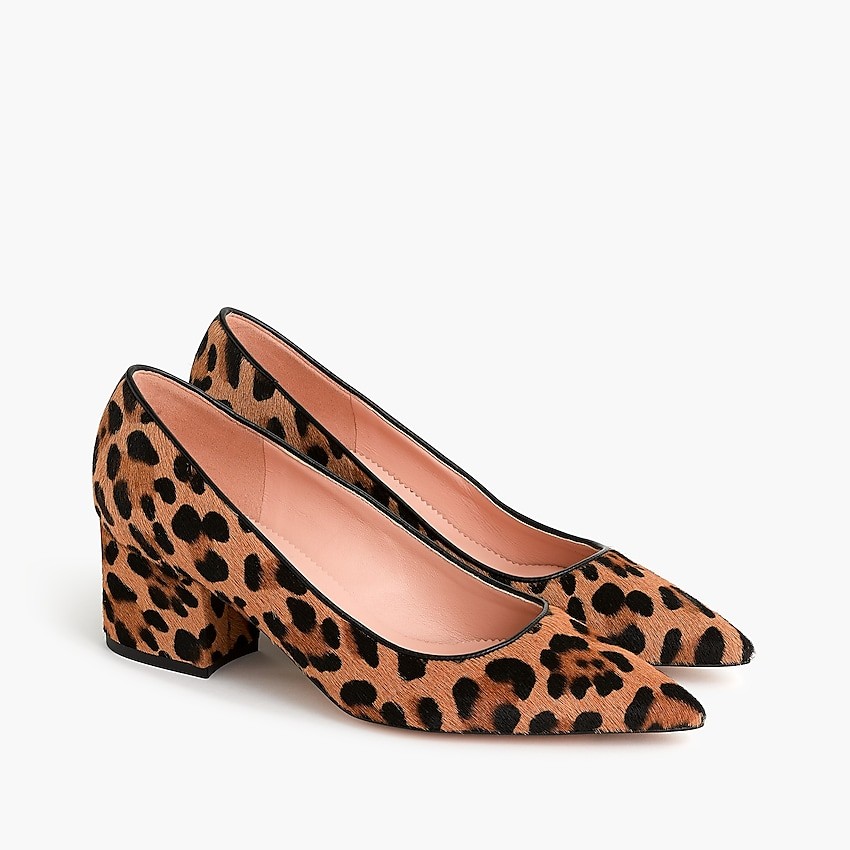 Laney pumps in leopard calf hair | J. Crew US