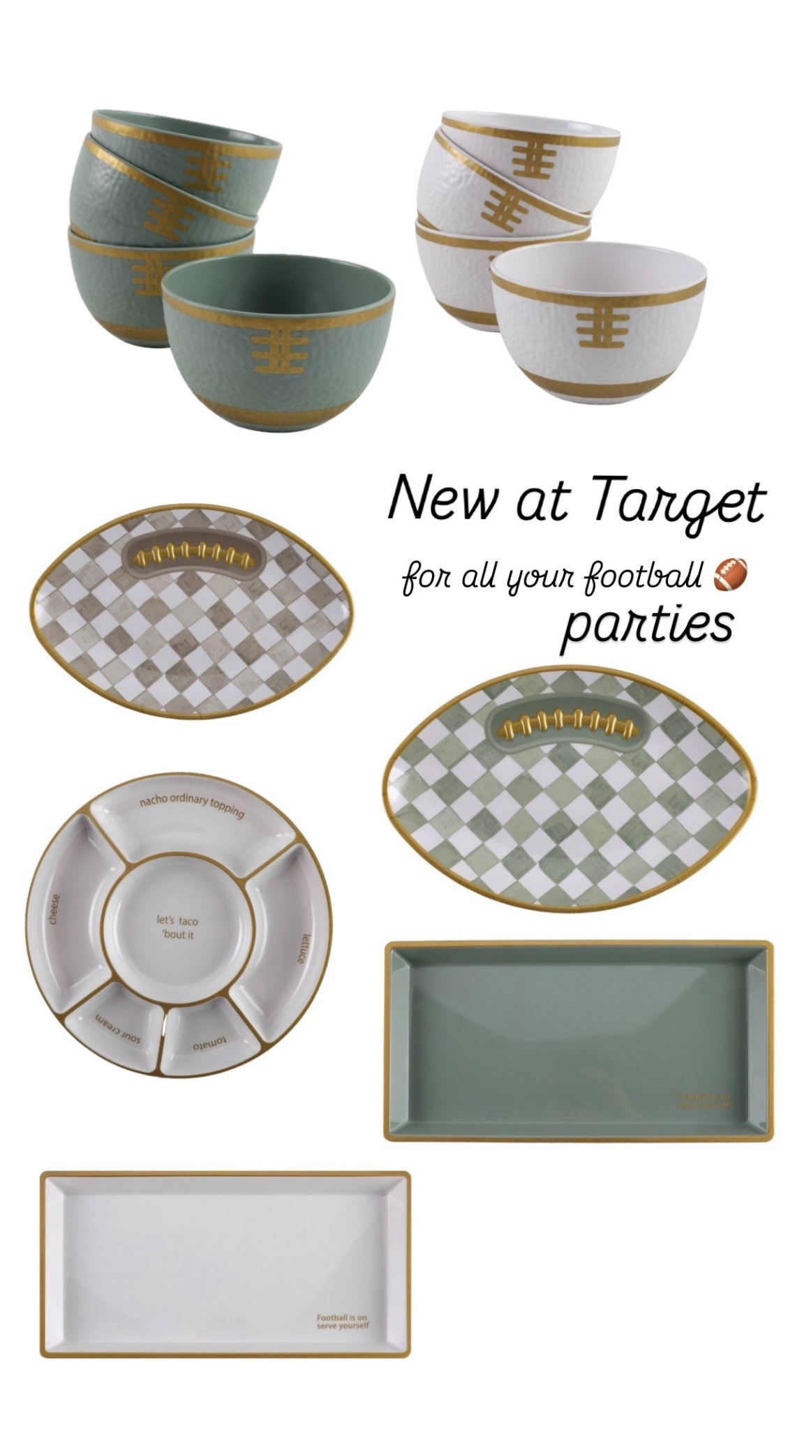 The prettiest football collection to serve all your faves on game day!

#LTKSeasonal