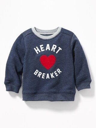 "Heart Breaker" Graphic Sweatshirt for Baby | Old Navy US