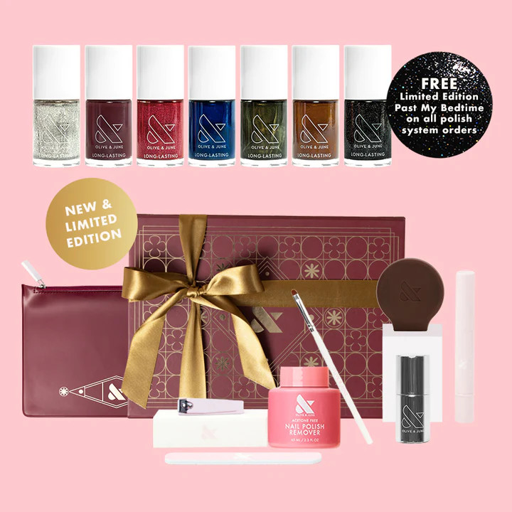 The Holiday Mani System + holiday polishes | Olive & June