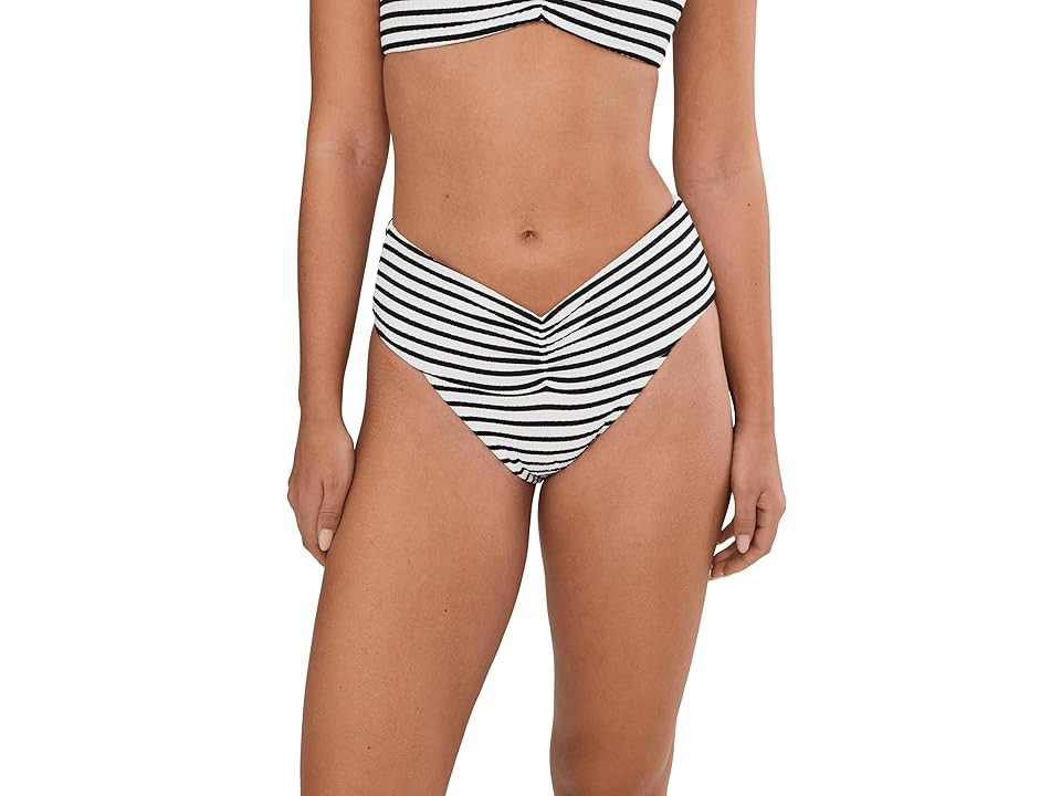 L*Space Bardot Bottom Classic Women's Swimwear Sail Along Stripe : LG, Nylon/Polyester/Spandex | Zappos