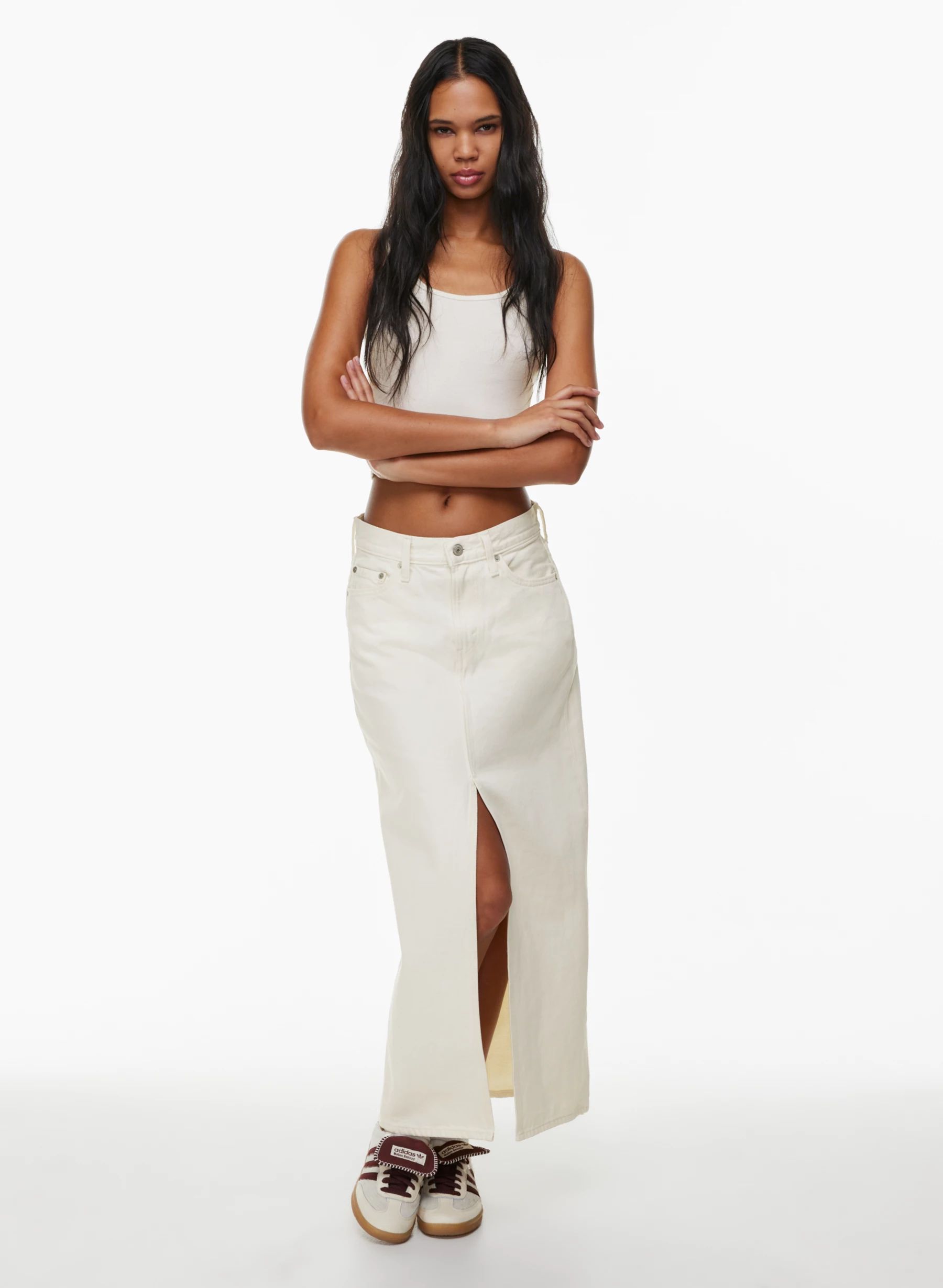 COLUMN SKIRT | Aritzia