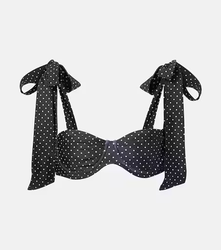 Lady polka-dot bikini top | Mytheresa (UK)