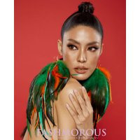 Long Feather Earrings For Women Dangling Boho Jewelry Charms Handmade Boho Earrings Green Orange Gorgeous | Etsy (US)