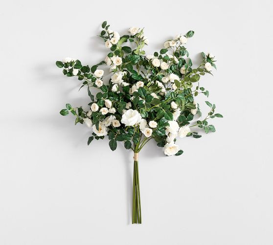 Faux Budding Rose Bundle | Pottery Barn (US)