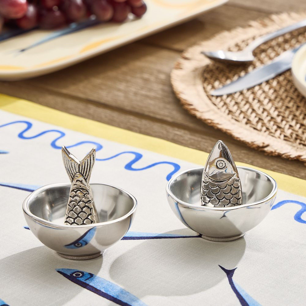 Sardine Metal Salt Pinches (Set of 2) | West Elm (US)