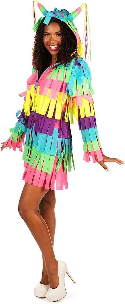 Funny Women's Adult Pinata Costume Dress - Pinata Halloween Costume Outfit | Amazon (US)