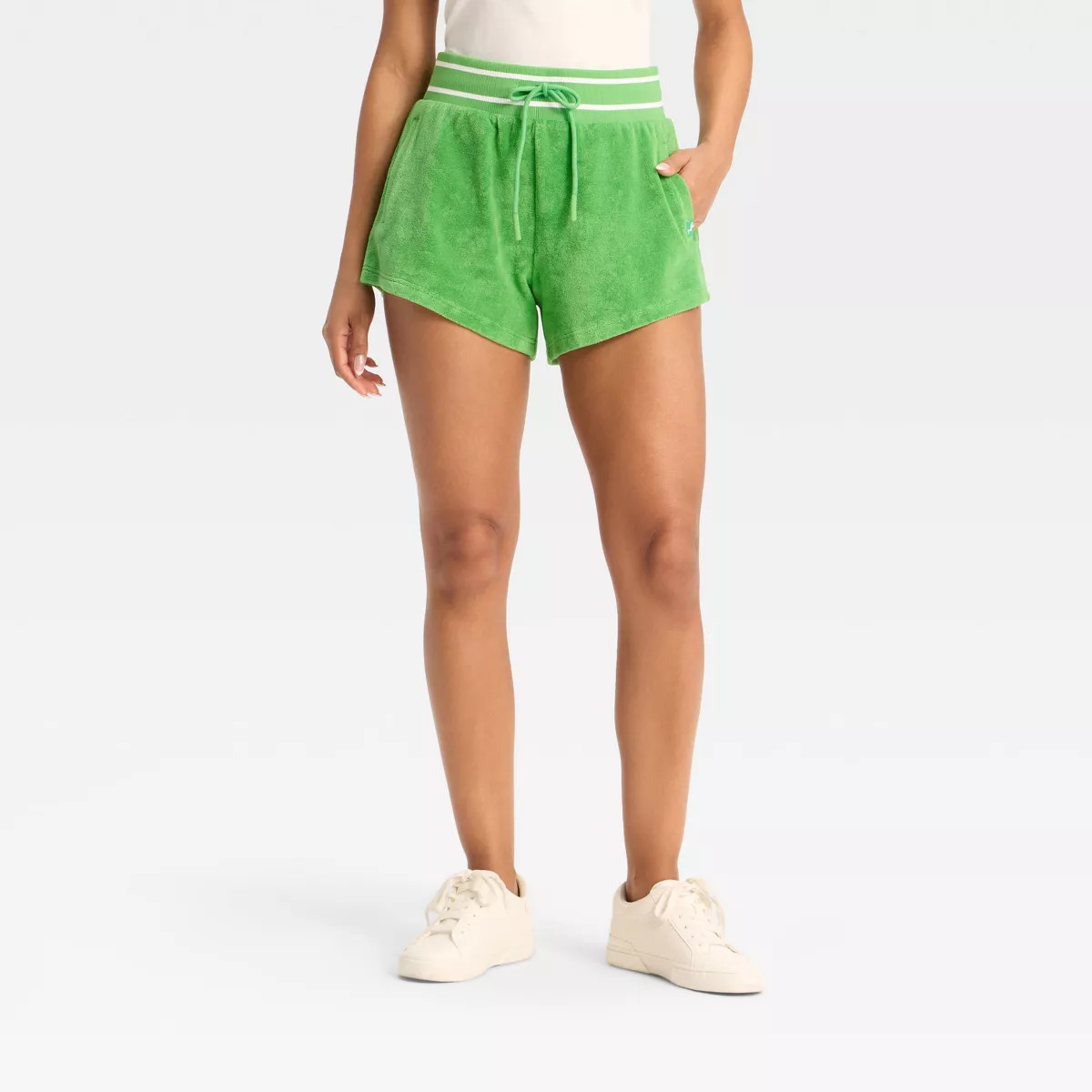 Women's Towel Terry High-Rise Shorts - JoyLab™ | Target