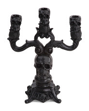 11.25in Skull Candelabra | TJ Maxx
