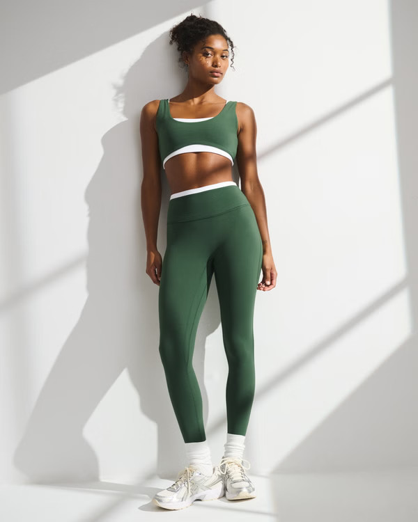 YPB studioFLEX Double-Layered Sports Bra | Abercrombie & Fitch (US)