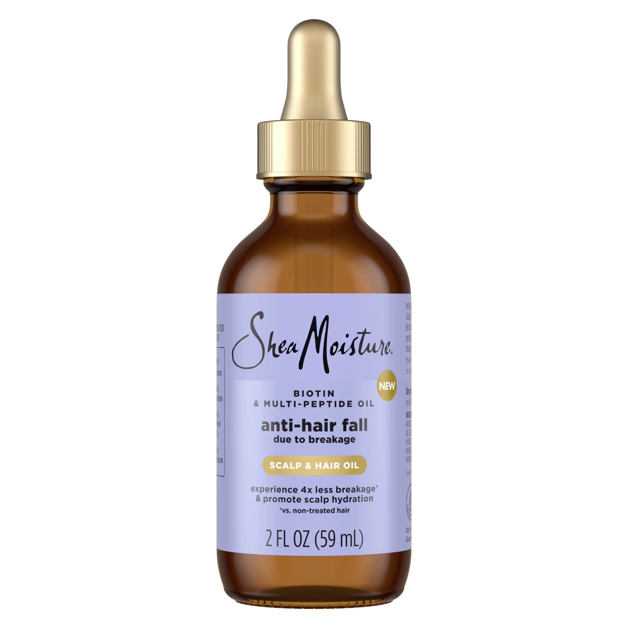 SheaMoisture Moisturizing Scalp & Hair Oil Anti-Hair Fall with Biotin & Multi-Peptide, 2 oz | Walmart (US)